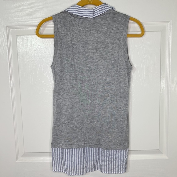 Drew Anthropologie Sleeveless Collared Top - Picture 2 of 7